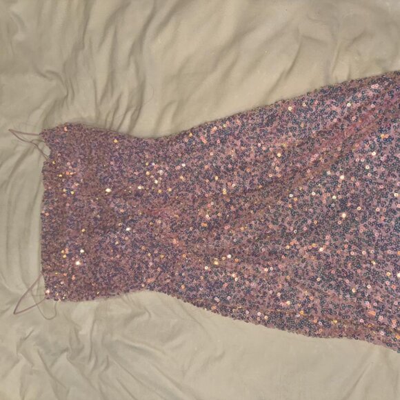 Windsor Pink and Iridescent Sequined Dress - Picture 1 of 3